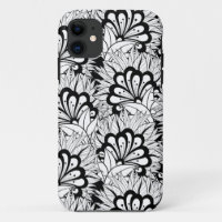 Griffonnage de motif de fleur