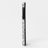 Coques Case-Mate iPhone Griffonnage floral (Dos/Gauche)
