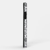 Coques Case-Mate iPhone Griffonnage floral (Dos/Droite)