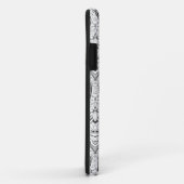 Coques Case-Mate iPhone Griffonnage tribal abstrait (Dos/Droite)