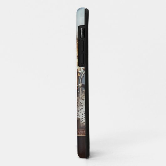 Coques Case-Mate iPhone Grille café (Dos/Gauche)