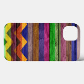 Coques Case-Mate iPhone Grille Chevron en bois moderne (Verso (horizontal))
