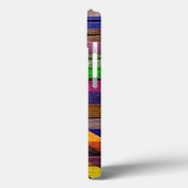 Coques Case-Mate iPhone Grille Chevron en bois moderne (Verso / Gauche)