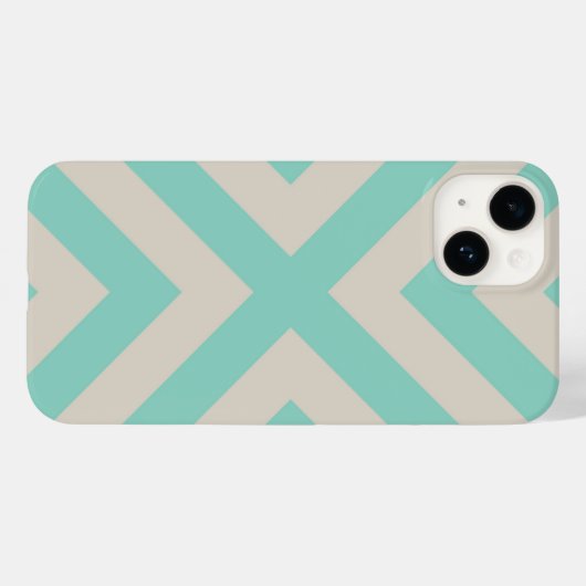 Coques Case-Mate iPhone Grille Chevron moderne (Verso (horizontal))