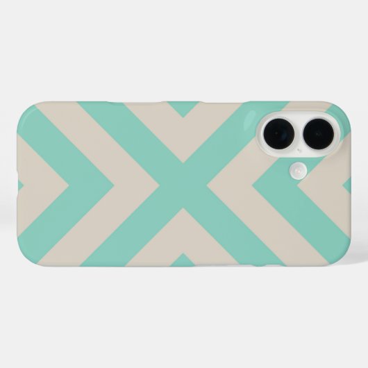 Coques Case-Mate iPhone Grille Chevron moderne (Verso (horizontal))