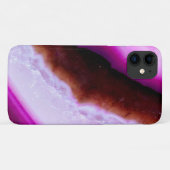 Coques Case-Mate iPhone Grille d'Agate Violet Avec Quartz (Dos (Horizontal))