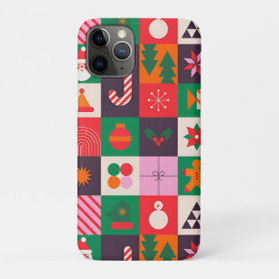 Case-Mate iPhone Case Grille d'icônes de fêtes de fin d'année ✨ Noël col
