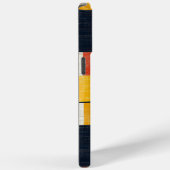 Coques Case-Mate iPhone Grille géométrique en gras - rouge, jaune et noir (Verso / Droite)