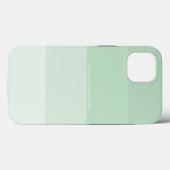 Coques Case-Mate iPhone Grille horizontale moderne Pastel Sage Green (Verso (horizontal))