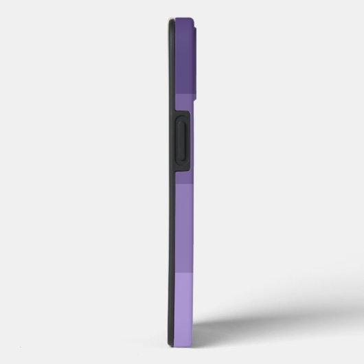 Coques Case-Mate iPhone Grille horizontale moderne Pastel violet (Verso / Droite)