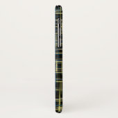 Coques Case-Mate iPhone Grille jaune Lignes Art Motif iPhone (Dos/Gauche)