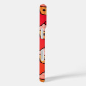 Coques Case-Mate iPhone Grille Kawaii Cupcake avec visages souriants et ce (Verso / Droite)