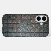 Coques Case-Mate iPhone Grille métallique patinée (Verso (horizontal))