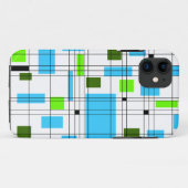 Coques Case-Mate iPhone Grille milieu du siècle (Dos (Horizontal))