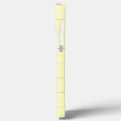 Coques Case-Mate iPhone grille motif ligne bleue points rouges Coque-Mate  (Verso / Gauche)