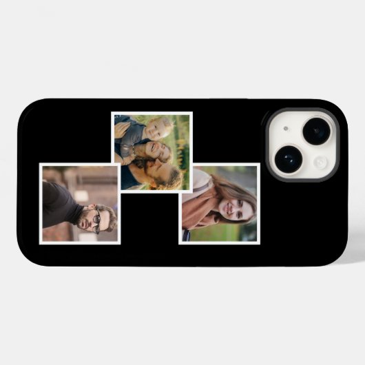 Coques Case-Mate iPhone Grille photo personnalisable Conception simple (Verso (horizontal))