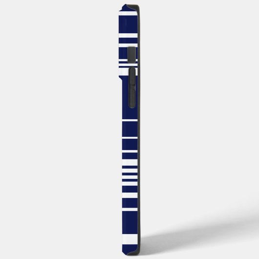 Coques Case-Mate iPhone Grilles complexes - Bleu (Verso / Gauche)