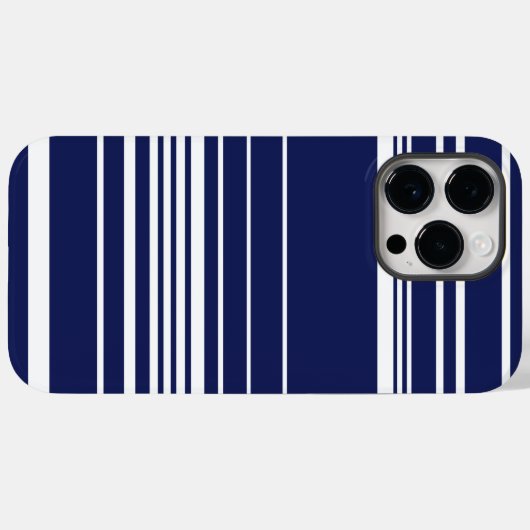 Coques Case-Mate iPhone Grilles complexes - Bleu (Verso (horizontal))