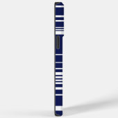 Coques Case-Mate iPhone Grilles complexes - Bleu (Verso / Droite)