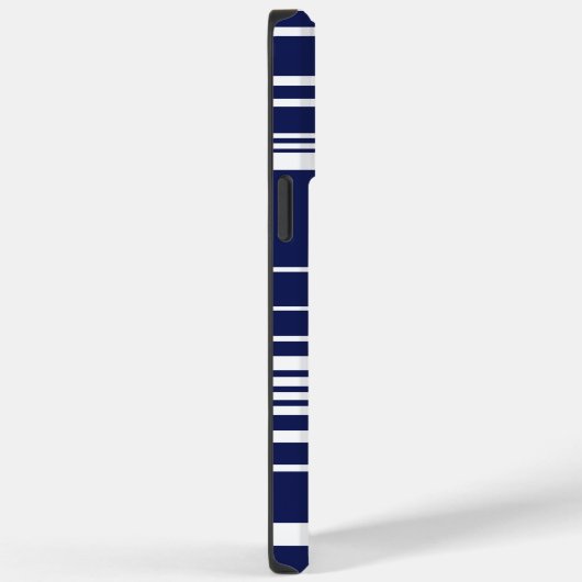 Coques Case-Mate iPhone Grilles complexes - Bleu (Verso / Droite)