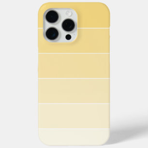Coque iPhone 15 Pro Max Grilles Ombré jaune citron