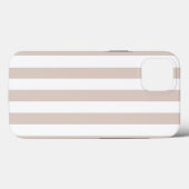 Coques Case-Mate iPhone Grilles Verticales Bbeige Et Blanc Gratté (Verso (horizontal))