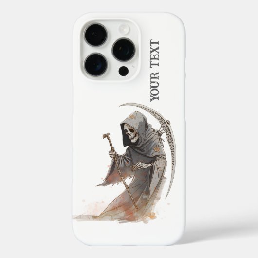 Coques Case-Mate iPhone Grim Reaper Scythe iPhone 16 Pro Coque. (Verso)