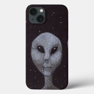 Etui iPhone 13 Gris Alien