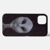 Coques Case-Mate iPhone Gris Alien (Verso (horizontal))
