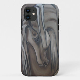 Coques Pour iPhone Gris Arabe de cheval