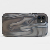 Coques Case-Mate iPhone Gris Arabe de cheval (Dos (Horizontal))