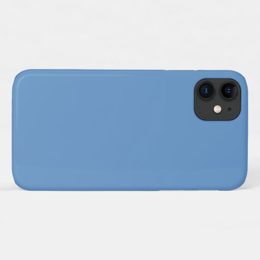 Coques Case-Mate iPhone gris-bleu (Crayola) (couleur solide) (Dos (Horizontal))