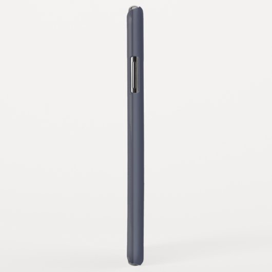 Coques Case-Mate iPhone Gris bleu moderne rayé (Dos/Droite)