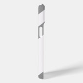 Coques Case-Mate iPhone Gris Bold Chevron avec monogramme (Verso / Droite)