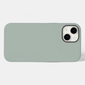 Coques Case-Mate iPhone gris cendré (couleur unie) (Verso (horizontal))