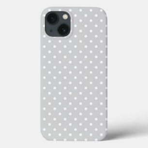 Etui iPhone Case-Mate Gris clair avec points