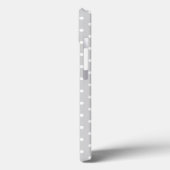 Coques Case-Mate iPhone Gris clair avec points (Verso / Gauche)