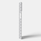 Coques Case-Mate iPhone Gris clair avec points (Verso / Droite)