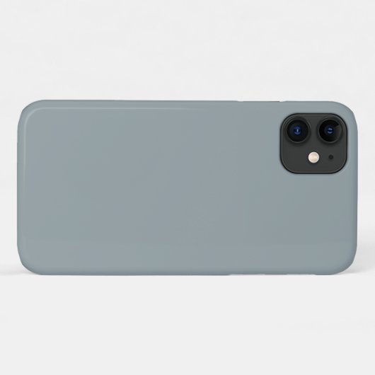 Coques Case-Mate iPhone gris cool (couleur solide) (Dos (Horizontal))