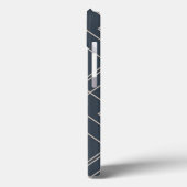 Coques Case-Mate iPhone Gris, cool, moderne, tendance, lignes de zigzag un (Verso / Gauche)