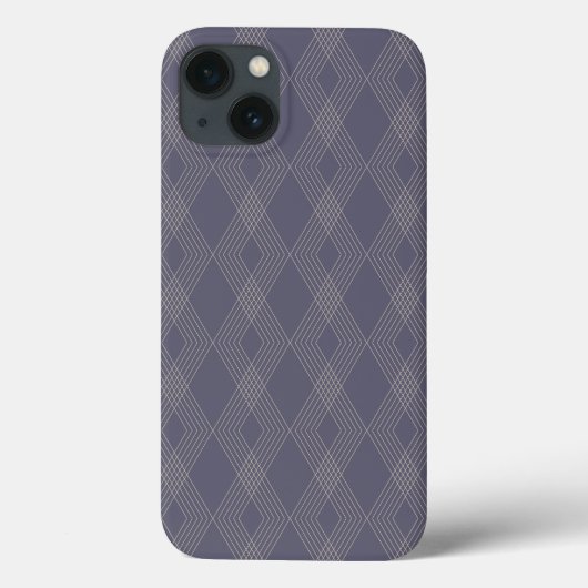 Coques Case-Mate iPhone Gris, cool, tendance, simple, moderne zig zag moti (Verso)