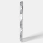 Coques Case-Mate iPhone Gris Doux Luxueux Faux Velours (Verso / Droite)