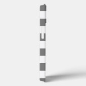 Coques Case-Mate iPhone Gris et blanc (Verso / Droite)