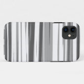 Coques Case-Mate iPhone Gris et neige rayures Art graphique sans joint (Dos (Horizontal))