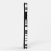 Coques Case-Mate iPhone Gris et neige rayures Art graphique sans joint (Dos/Droite)