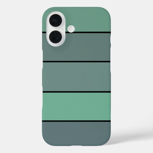Coques Case-Mate iPhone Gris Et Vert D'Hiver Sur Papier Aquarelle (Verso)