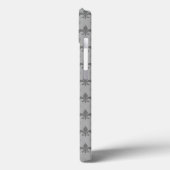 Coques Case-Mate iPhone Gris Fleur de lis (Verso / Gauche)