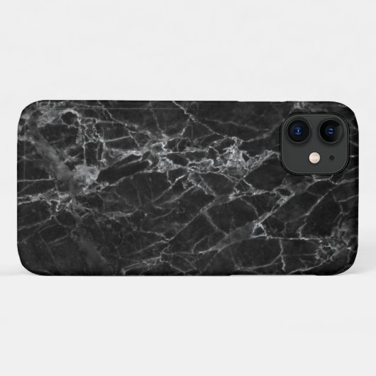 Coques Case-Mate iPhone Gris Foncé Et Grain Argent (Dos (Horizontal))