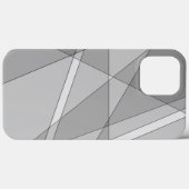 Coques Case-Mate iPhone Gris géométrique (Verso (horizontal))
