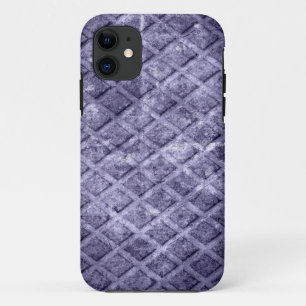 Case-Mate iPhone Case Gris grunge diamant rouille métal